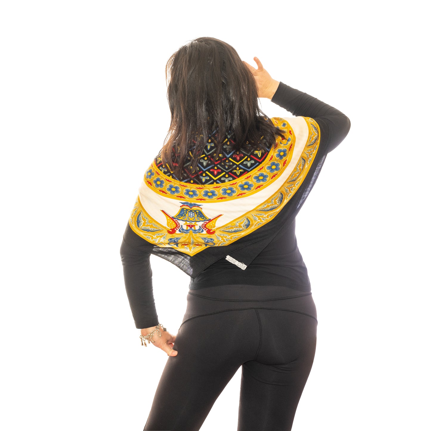 Hermès Shawl Ciels Byzantins – CS140 – Black Or White Mint With Care Tag