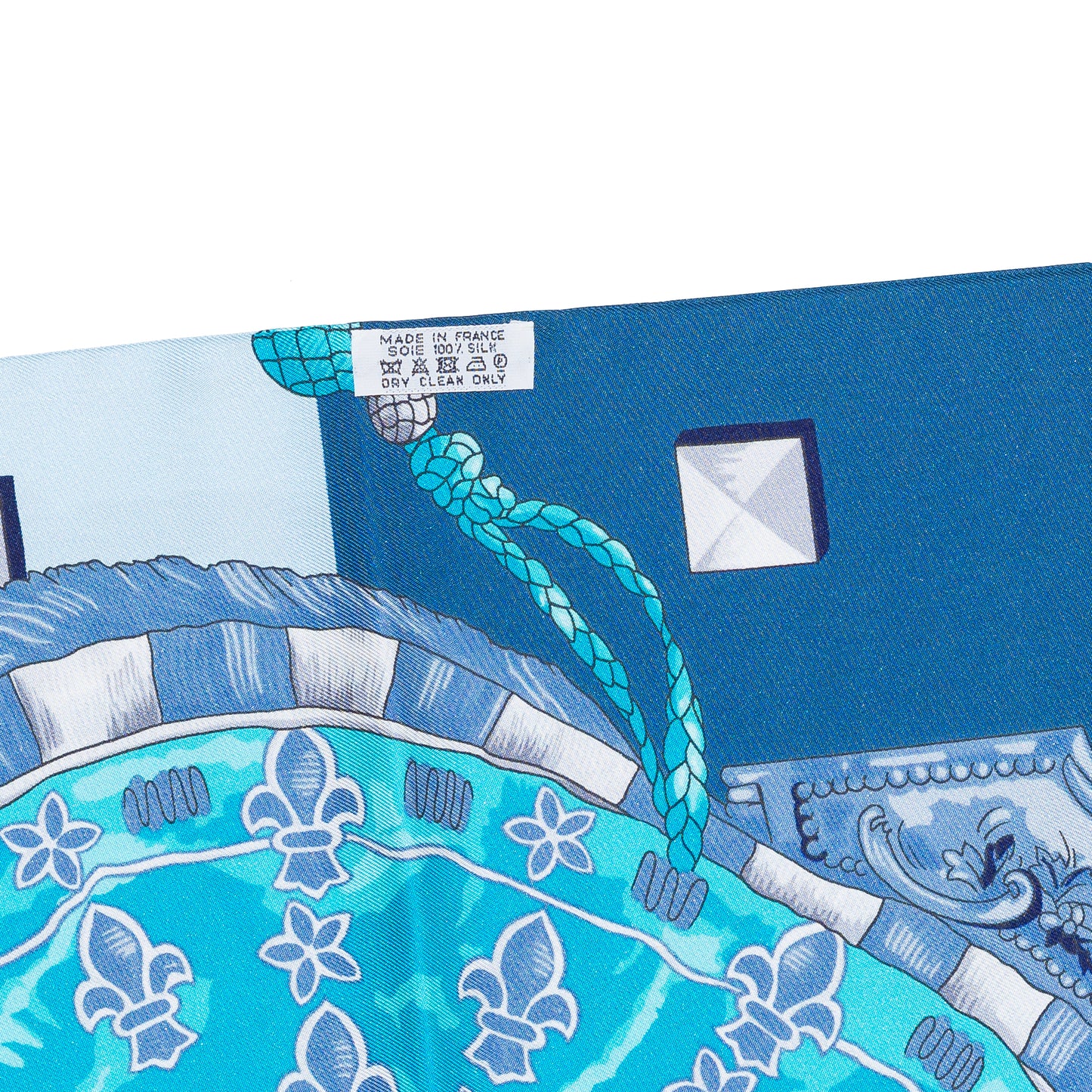Hermes Maxi Twilly - Clefs - Blue - NWCT - 2411041823