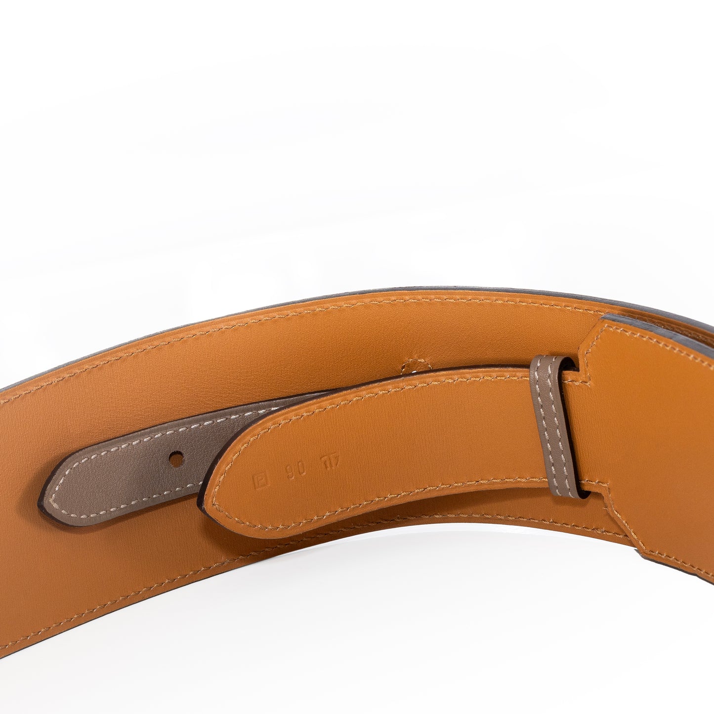 Hermes Belt Kelly Wide Grey Palladium HW NEW - 2501111819