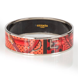 BRACELET - Clic Clac a Pois - ESP - Kaki Rouge Acajou - 70-16mm NWOTS - 2311191829