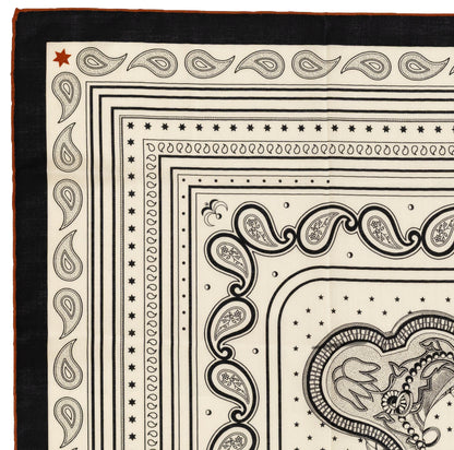 Hermes Grand Apparat Bandana CS140 - Blue Petrol Naturel Noir - NWCT - 2609291903