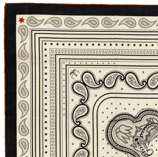 Hermes Grand Apparat Bandana CS140 - Blue Petrol Naturel Noir - NWCT - 2609291903