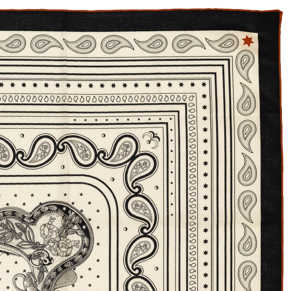 Hermes Grand Apparat Bandana CS140 - Blue Petrol Naturel Noir - NWCT - 2609291903