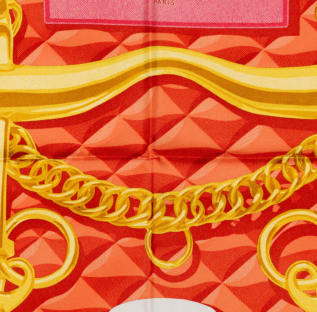 Hermès Silk Scarf Beauté Composée - Gris Perle Rouge Mordoré - NWSTS - 2609301934