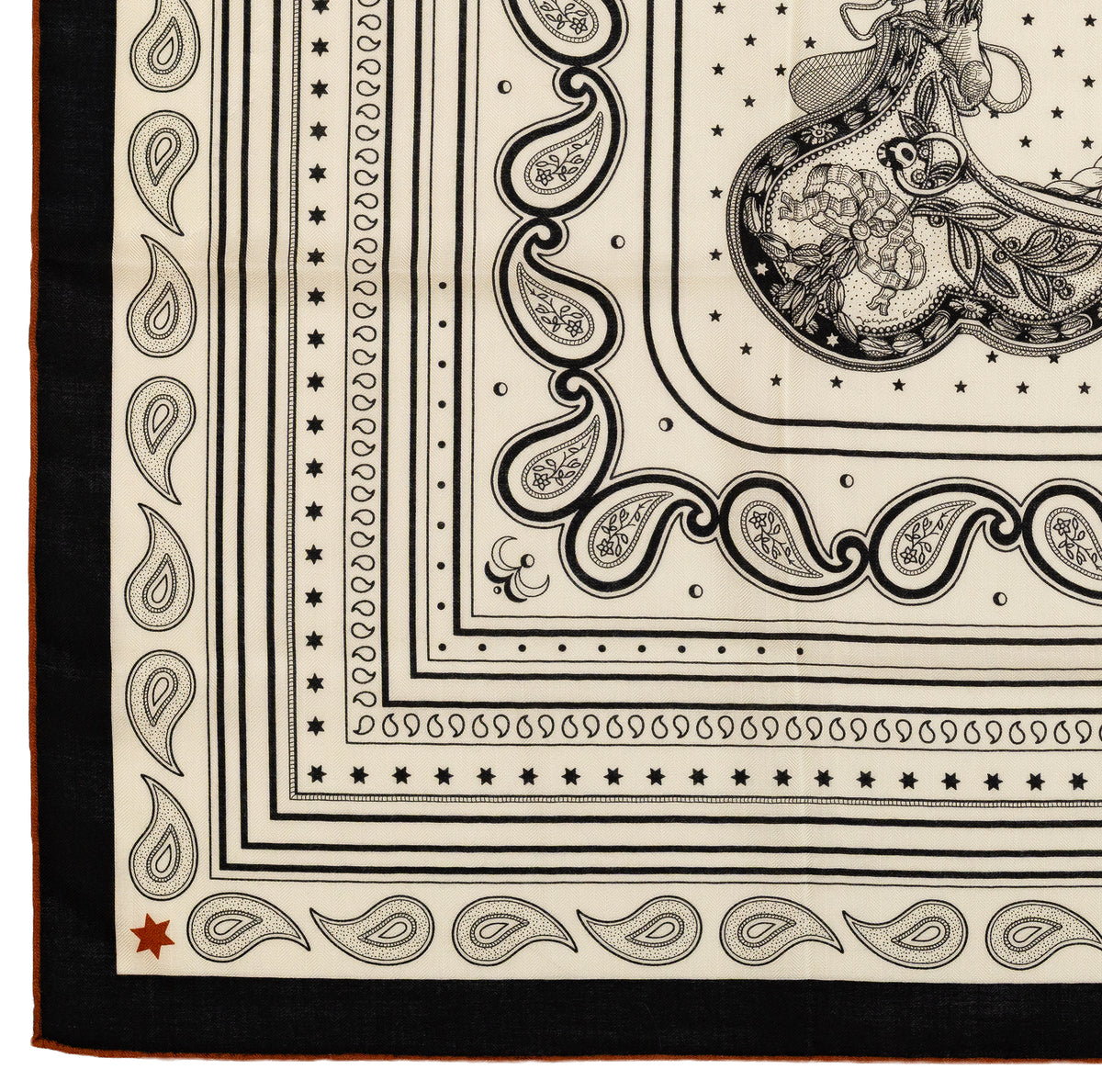 Hermes Grand Apparat Bandana CS140 - Blue Petrol Naturel Noir - NWCT - 2609291903