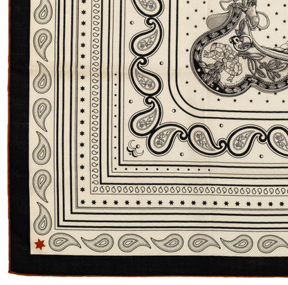 Hermes Grand Apparat Bandana CS140 - Blue Petrol Naturel Noir - NWCT - 2609291903
