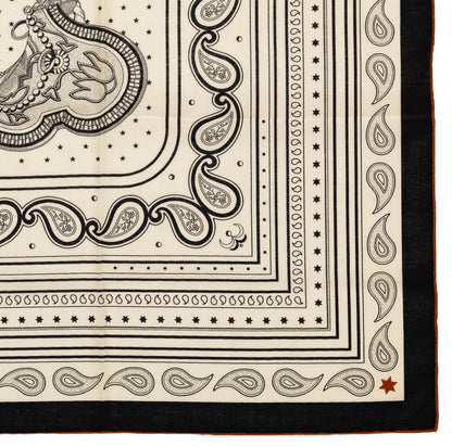 Hermes Grand Apparat Bandana CS140 - Blue Petrol Naturel Noir - NWCT - 2609291903