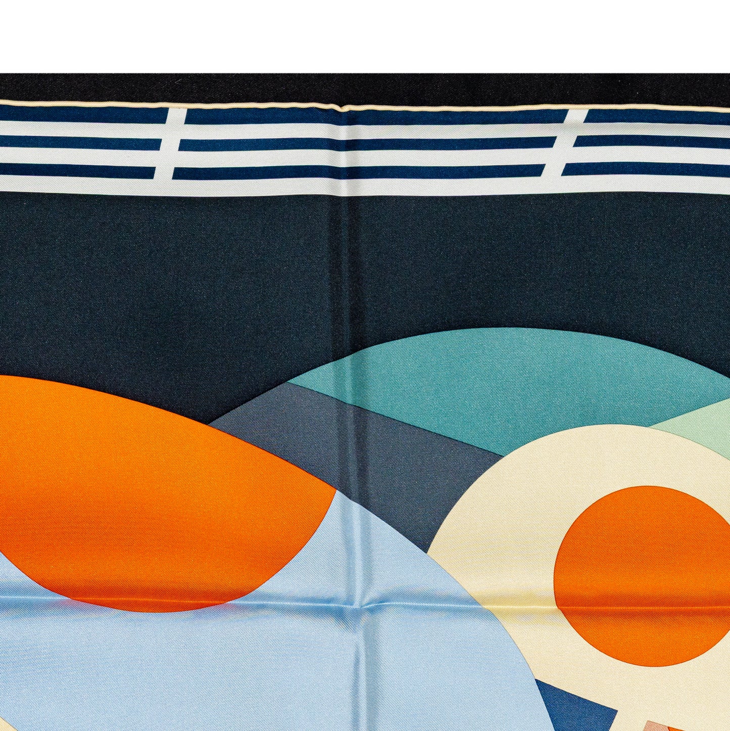 Hermes Scarf - 8-3-7 - Vert Anthracite Kaki - NWSTS - 2601291204