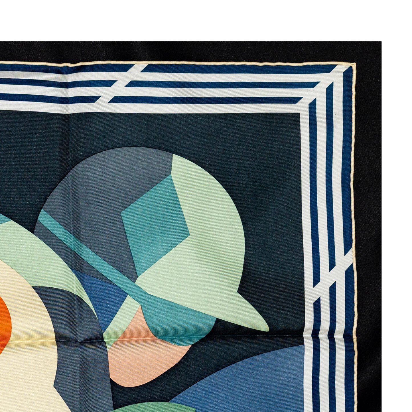 Hermes Scarf - 8-3-7 - Vert Anthracite Kaki - NWSTS - 2601291204