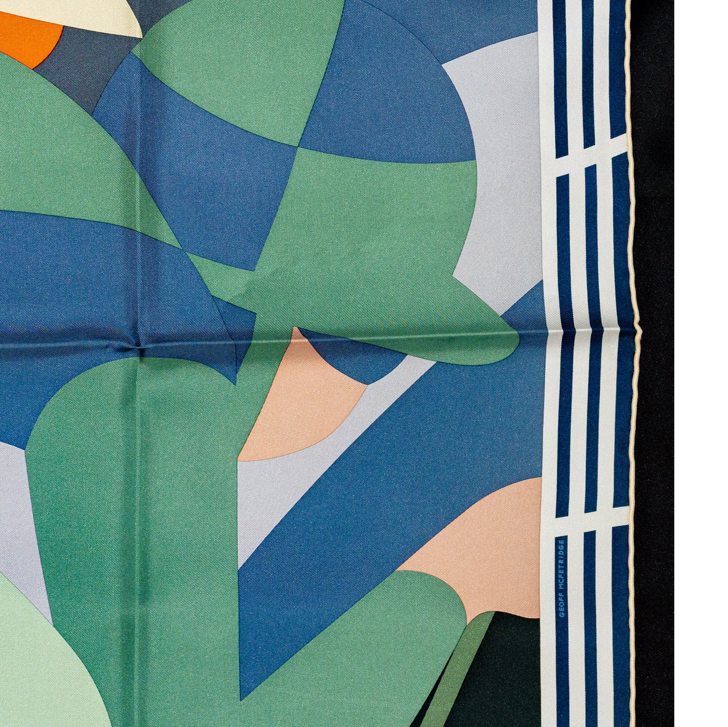 Hermes Scarf - 8-3-7 - Vert Anthracite Kaki - NWSTS - 2601291204