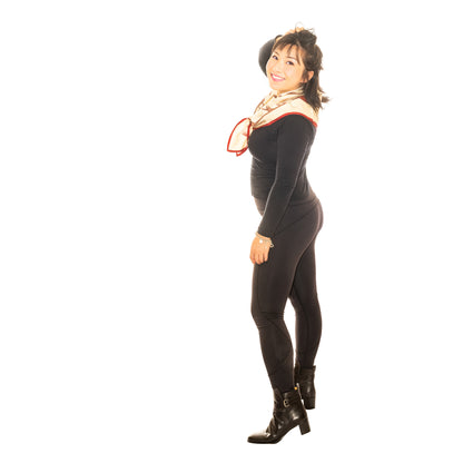 Hermes Silk Scarf Au Gré du Vent – Bordeaux Beige - Mint - Collector