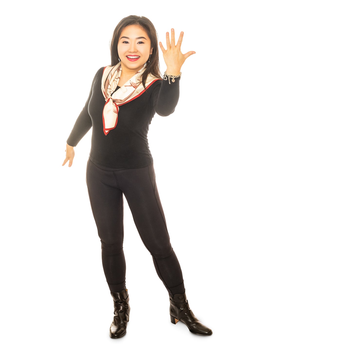 Hermes Silk Scarf Au Gré du Vent – Bordeaux Beige - Mint - Collector