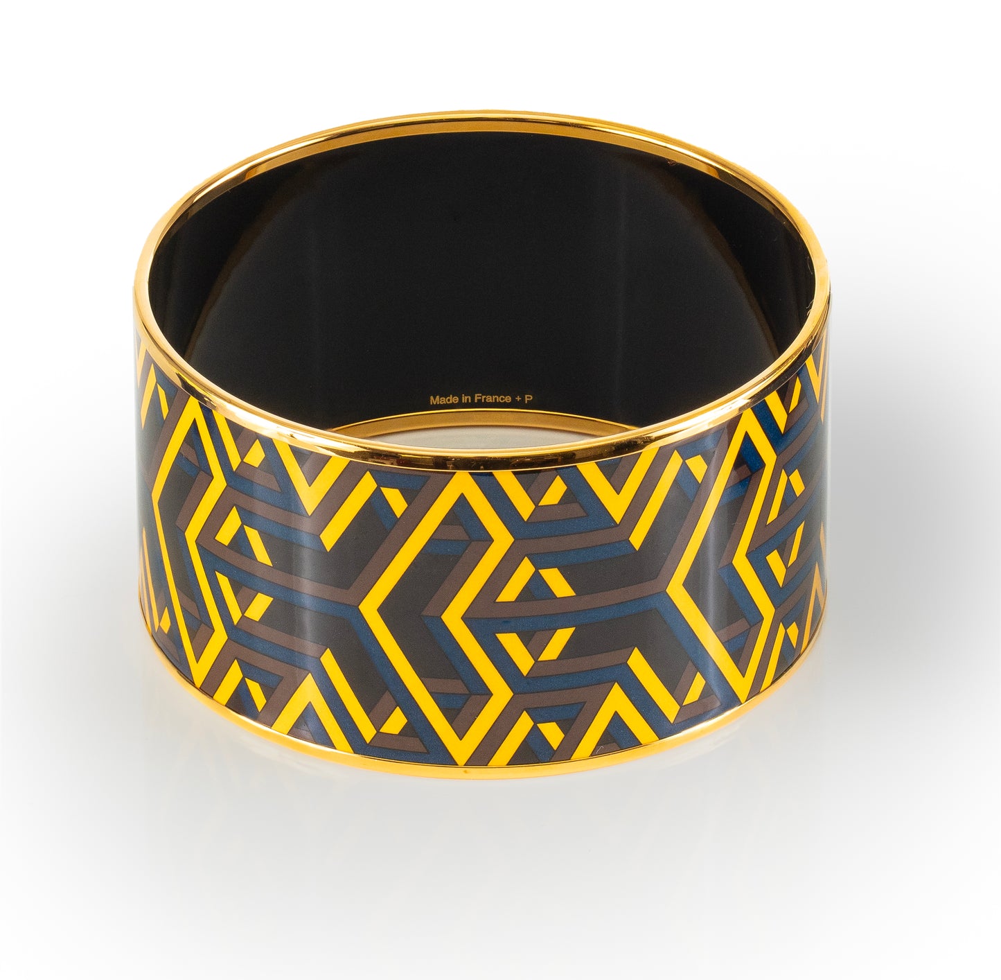 Hermes BRACELET - Carre Cube - EGP - Yellow - 70-38mm NWOTS - 2312092214