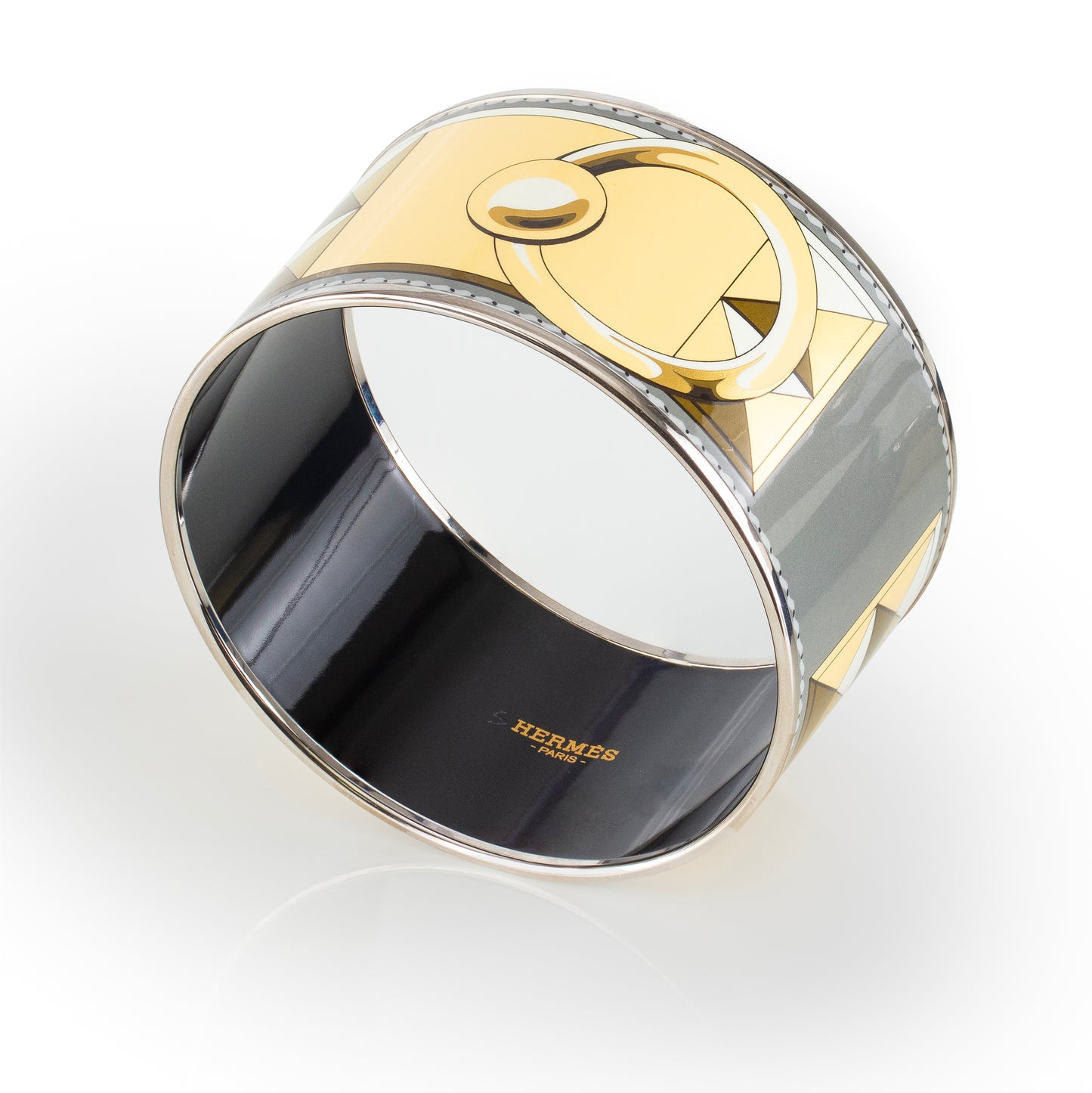 Hermes BRACELET - Colliers De Chiens - ESP - Or Grey - 70-36mm NWOTS - 2312092153