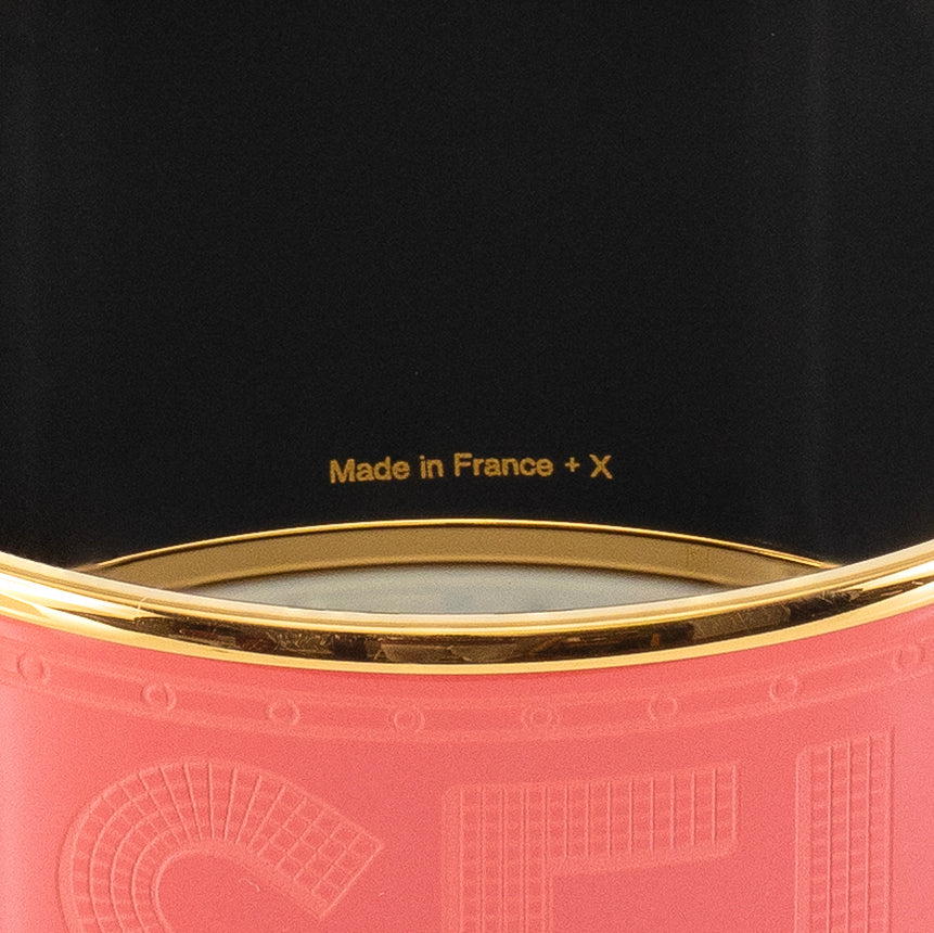 Hermes BRACELET - Hermes Sellier - EGP - Rose Dahlia - 65-35mm NWOTS - 2312101934