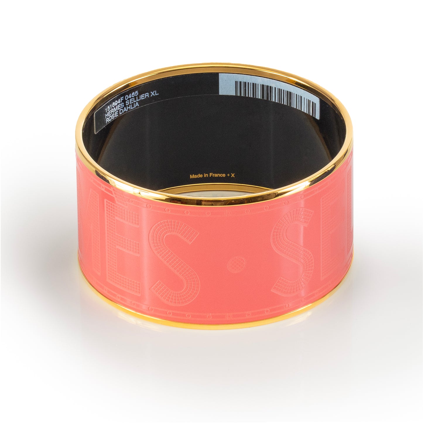 Hermes BRACELET - Hermes Sellier - EGP - Rose Dahlia - 65-35mm NWOTS - 2312101934