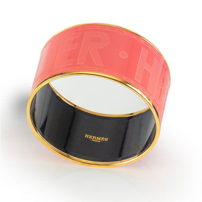 Hermes BRACELET - Hermes Sellier - EGP - Rose Dahlia - 65-35mm NWOTS - 2312101934
