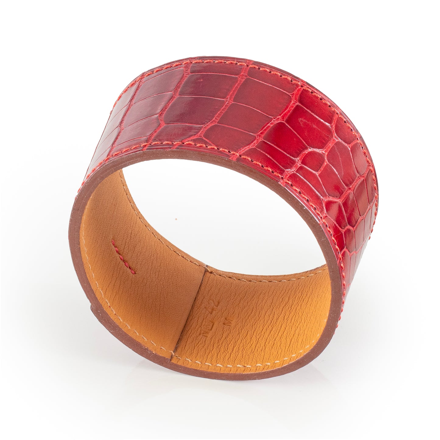 Hermes BRACELET - NEO - Alligator - Red Vivid - 70-35mm NWOTS - 2312102314