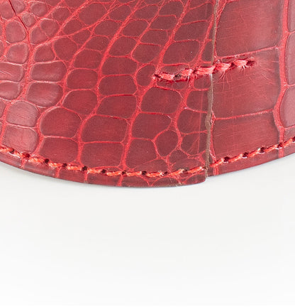 Hermes BRACELET - NEO - Alligator - Red Vivid - 70-35mm NWOTS - 2312102314