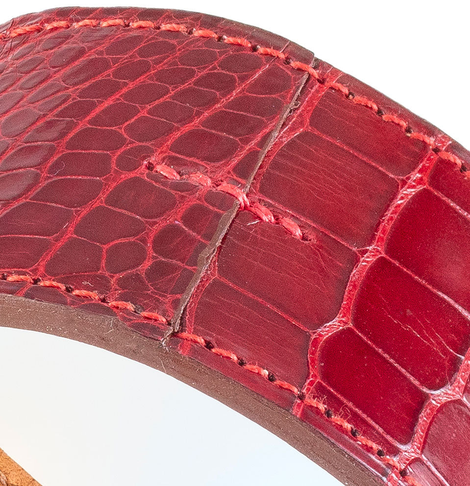 Hermes BRACELET - NEO - Alligator - Red Vivid - 70-35mm NWOTS - 2312102314