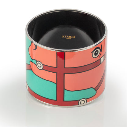 Hermes BRACELET - Quadrige Moderne - ESP - Rose Green - 70-60mm NWOTS - 2401011918