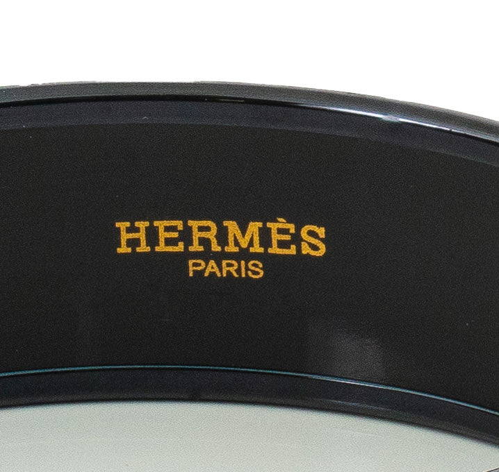 Hermes BRACELET - Rubans de Cheval - PVD - Surteint Wine - 65-17mm NWOTS - 2401031824