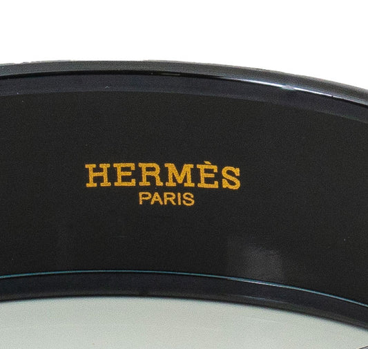 Hermes BRACELET - Rubans de Cheval - PVD - Surteint Wine - 65-17mm NWOTS - 2401031824