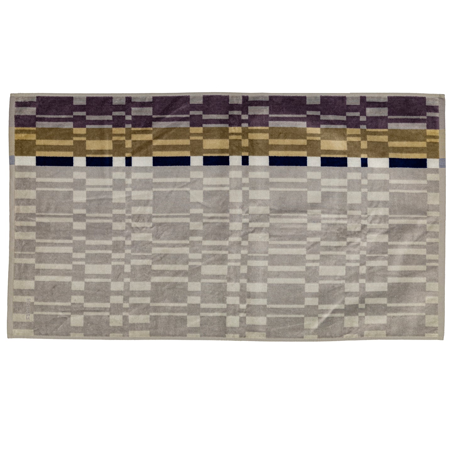 Hermes Bath Towel H motif - Grey Kaki - 100x57cm - Cotton - NWCTS - 2601291140