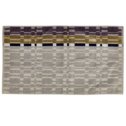 Hermes Bath Towel H motif - Grey Kaki - 100x57cm - Cotton - NWCTS - 2601291140