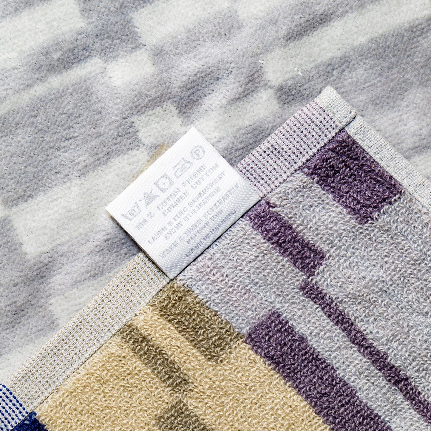 Hermes Bath Towel H motif - Grey Kaki - 100x57cm - Cotton - NWCTS - 2601291140