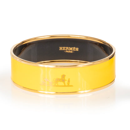 Hermes Bracelet CALECHE EGP 60-16mm YELLOW JONQUILLE - New - 2311191216