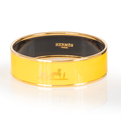 Hermes Bracelet CALECHE EGP 60-16mm YELLOW JONQUILLE - New - 2311191216