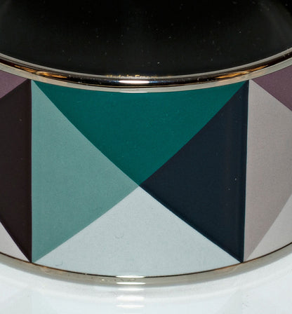 Hermes Bracelet Clous en Trompe l'Oeil - 65-36mm - Mineral - Enamel Silver Plated - NWOTS - 1312181934