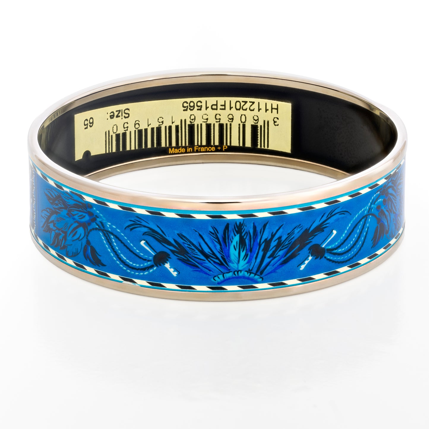 Hermes Bracelet Brazil- ESP - Blue White - 65-19mm New