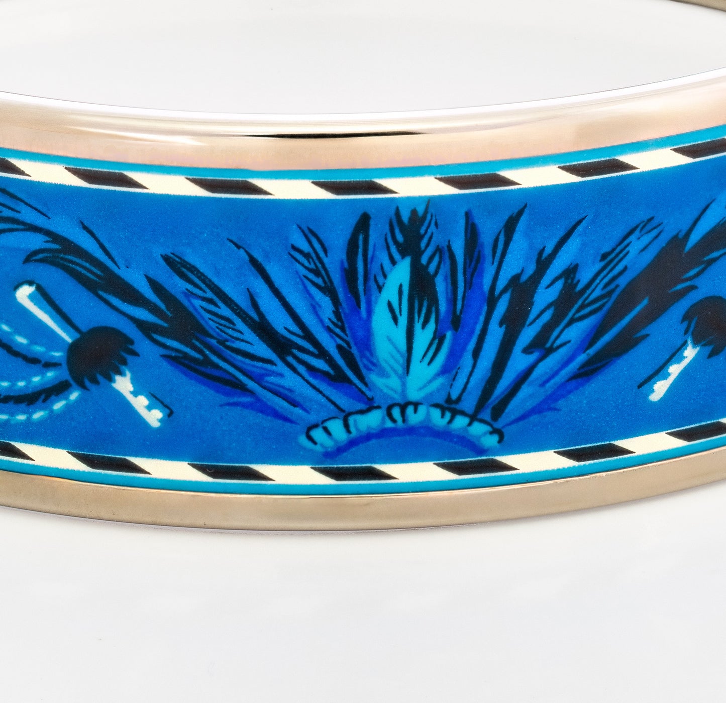 Hermes Bracelet Brazil- ESP - Blue White - 65-19mm New