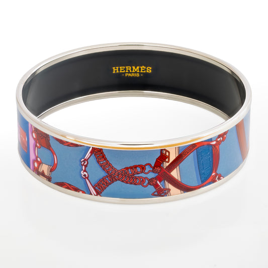 Hermes Bracelet Caval D Or Hermes - ESP - Blue pink - 65-19mm - New