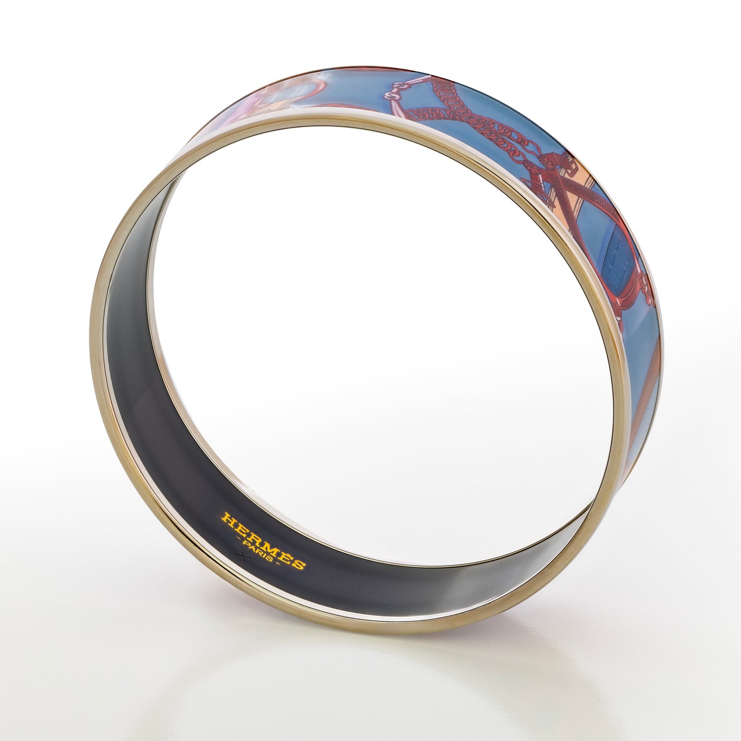 Hermes Bracelet Caval D Or Hermes - ESP - Blue pink - 65-19mm - New