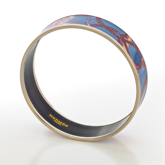 Hermes Bracelet Caval D Or Hermes - ESP - Blue pink - 65-19mm - New