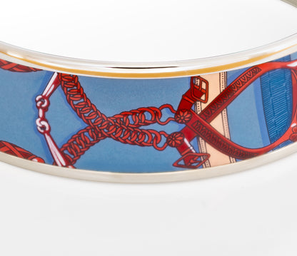 Hermes Bracelet Caval D Or Hermes - ESP - Blue pink - 65-19mm - New