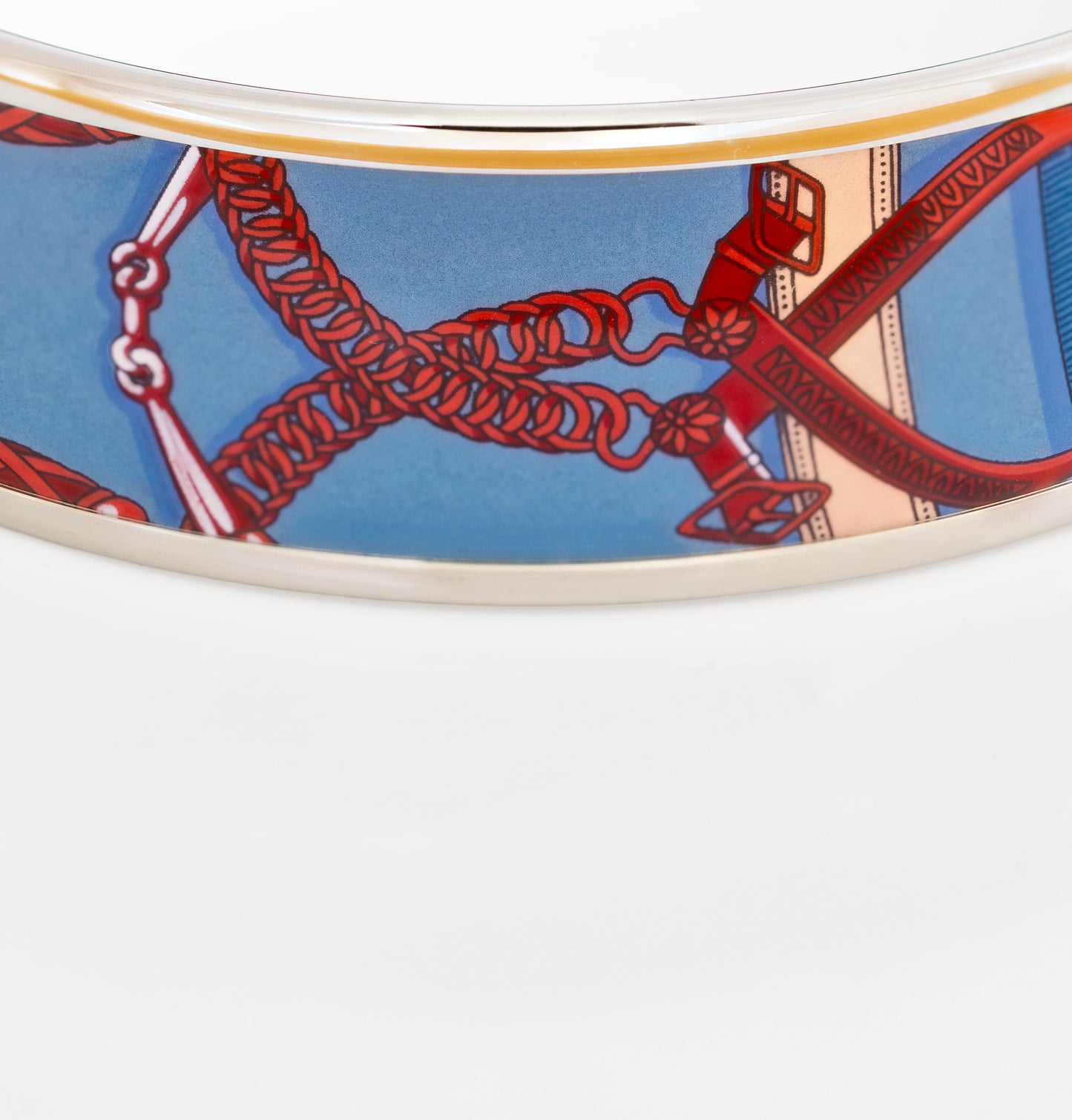 Hermes Bracelet Caval D Or Hermes - ESP - Blue pink - 65-19mm - New