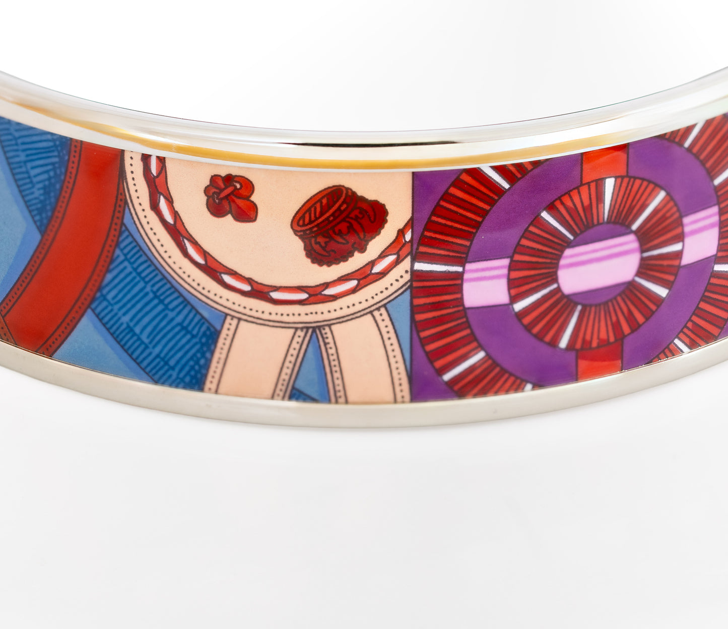 Hermes Bracelet Caval D Or Hermes - ESP - Blue pink - 65-19mm - New