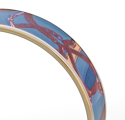 Hermes Bracelet Caval D Or Hermes - ESP - Blue pink - 65-19mm - New