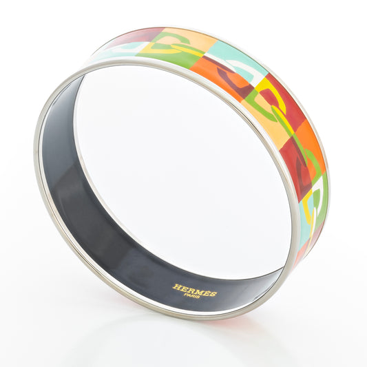 Hermes Bracelet Chaine D Ancre Optique - ESP - 70-20mm - Red Blue Green New