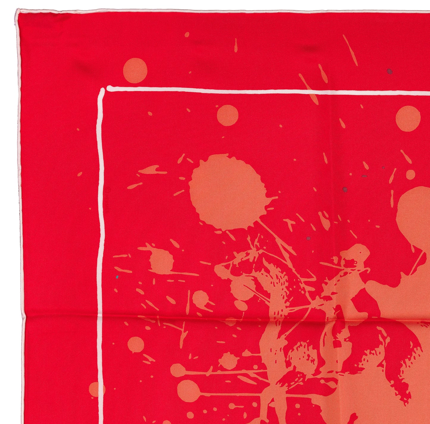 Hermes Silk Scarf Cheval Surprise – White Red – NWCTS – 1912112120