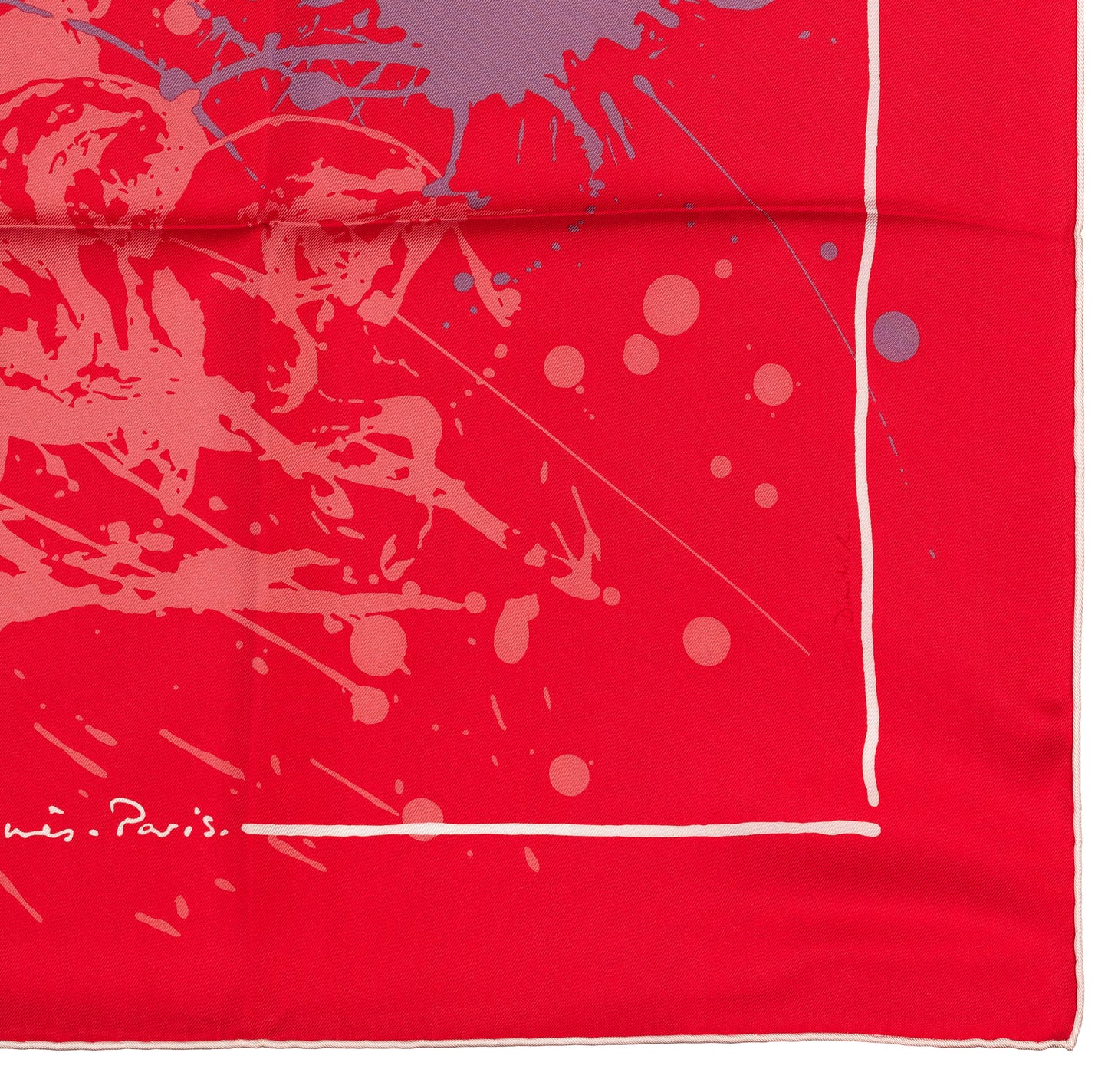 Hermes Silk Scarf Cheval Surprise – White Red – NWCTS – 1912112120