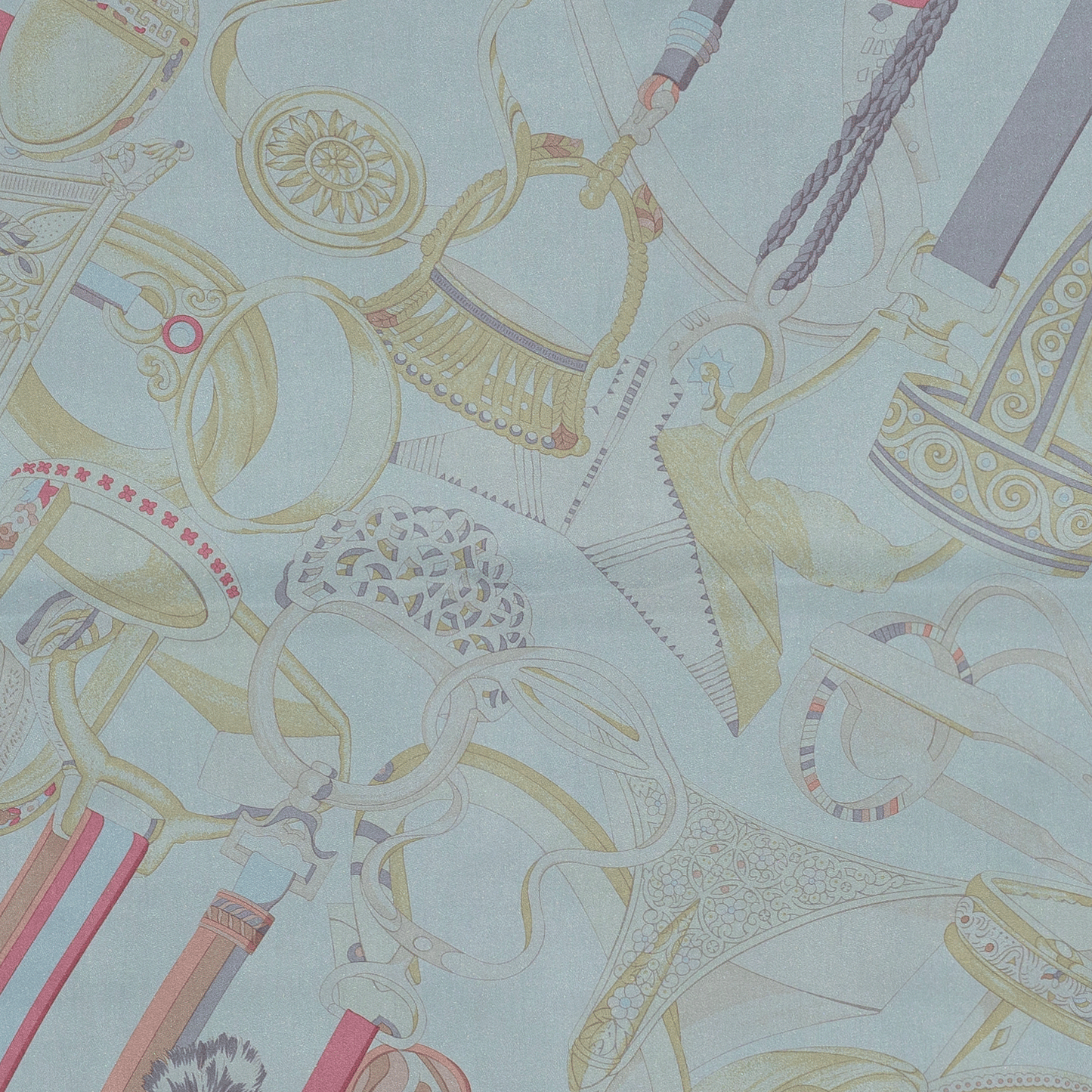 Hermes - Concours D Etriers Carre Geant Silk 140 - MWOCT - 2406081640