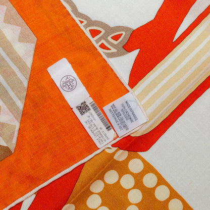 Fantaisie D Etriers - CS140 - Orange Blanc Beige - NWCTS - 2511041858