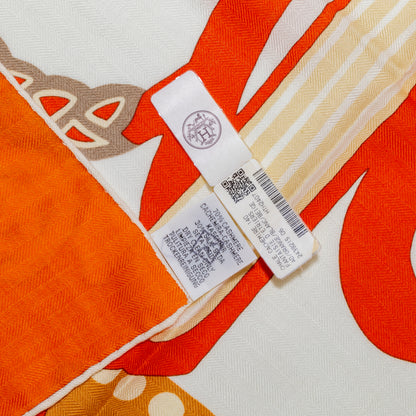 Fantaisie D Etriers - CS140 - Orange Blanc Beige - NWCTS - 2511041858