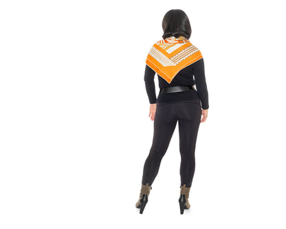 Fantaisie D Etriers - CS140 - Orange Blanc Beige - NWCTS - 2511041858