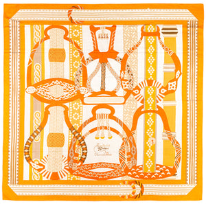Fantaisie D Etriers - CS140 - Orange Blanc Beige - NWCTS - 2511041858
